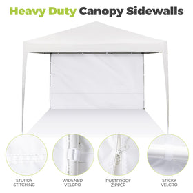 Flagly easy installation with top tie straps and side Velcro