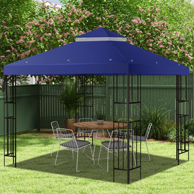FLAGLY patio gazebo top blue provides reliable shade outdoors