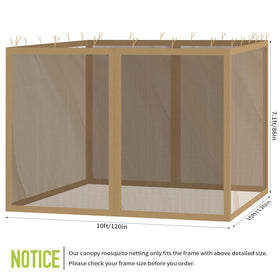 Flagly pop-up canopy mesh with doors enabling easy entry and airflow.