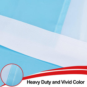 Flagolden Chicago flag heavy-duty polyester—weather resistant for rain and sun