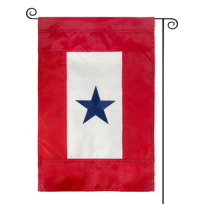 Flagolden embroidered military service flag for outdoor display with blue star detail.