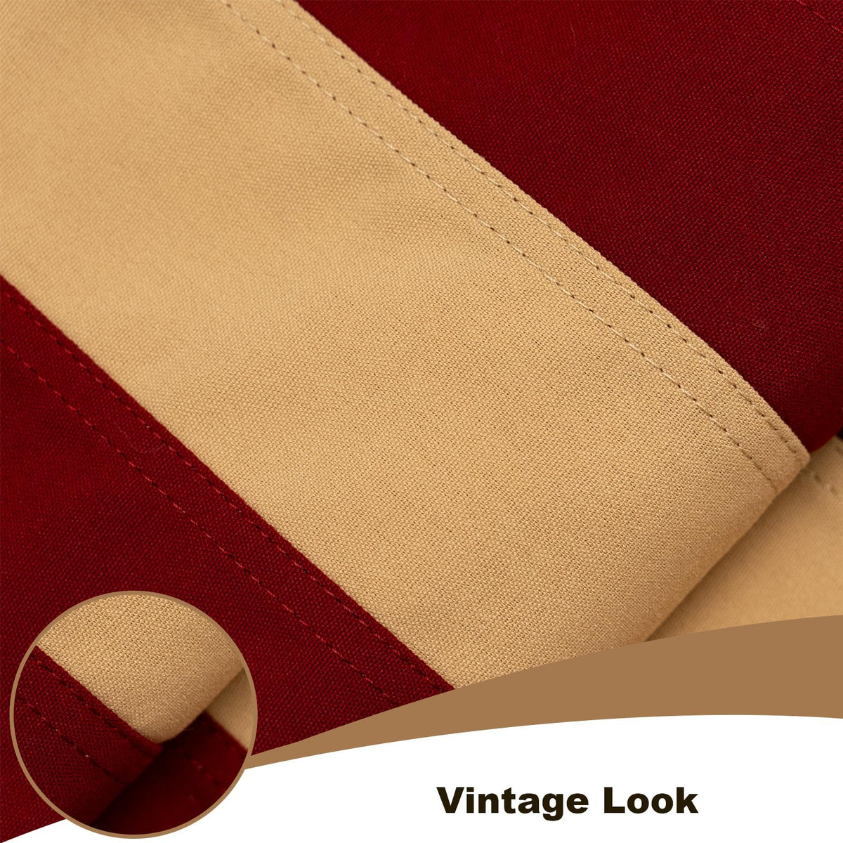 Flagolden embroidered vintage flag showing rich texture and quality for porch.