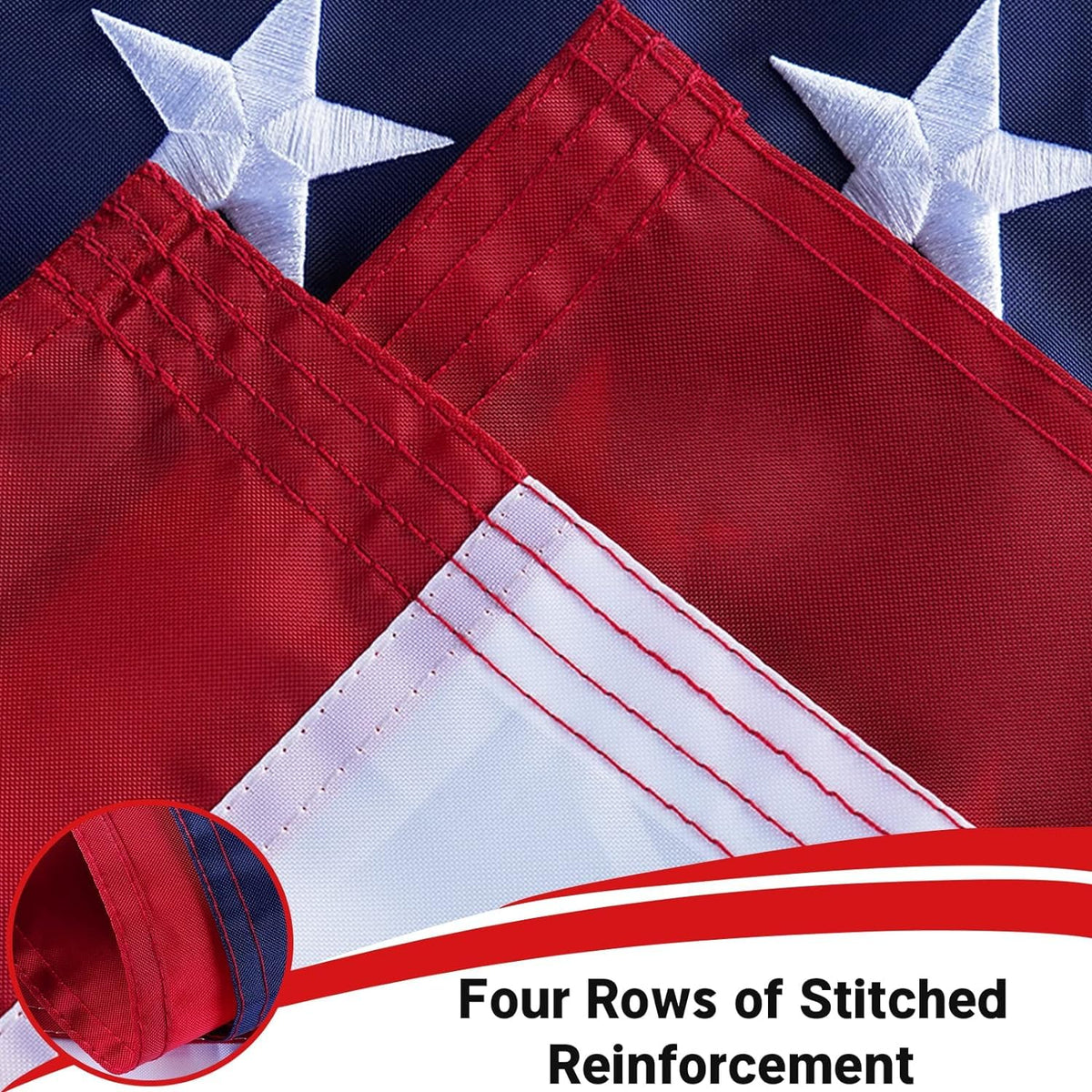 Flagolden outdoor flag on a pole ready for porch or garden display.