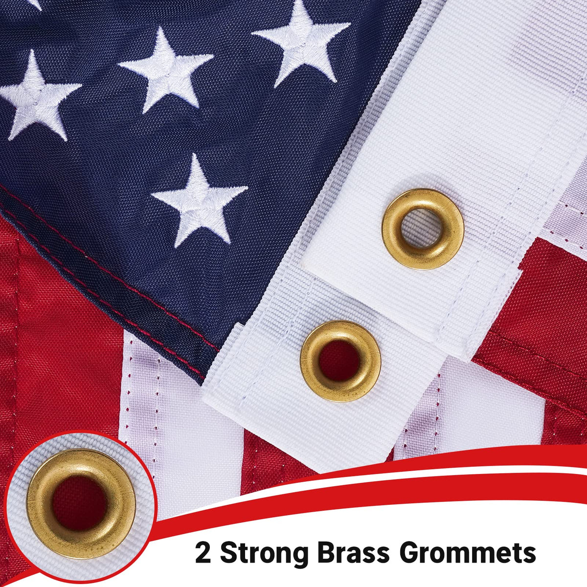 Flagolden American flag adds pride to outdoor events and gatherings.