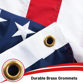 Flagolden reinforced tail stitching enhances outdoor durability.