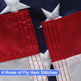 FLAGPARK flag with brass grommets for easy installation