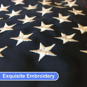 FLAGPARK heavy-duty nylon flag ready for long outdoor use