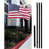 Flags Importer ground spike base enabling quick, stable outdoor mounting.