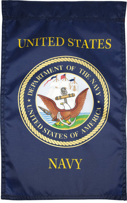 FlagSource U.S. Navy garden flag 18x12 for outdoor display and pride.