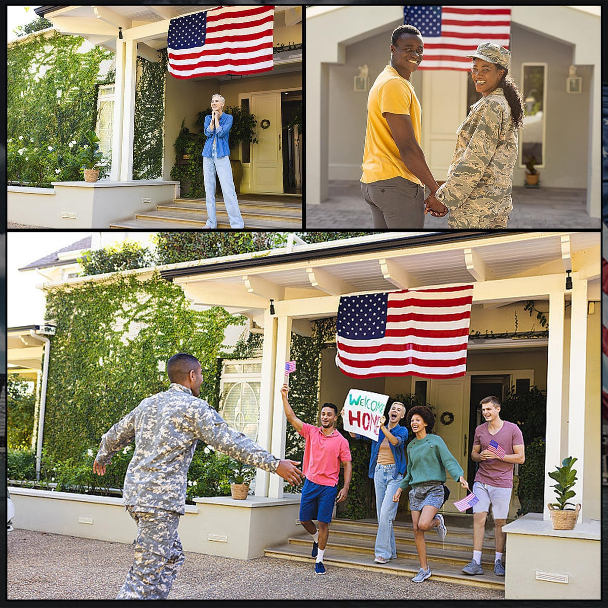 FLAGWIN outdoor flagpole display idea for a bold patriotic focal point.