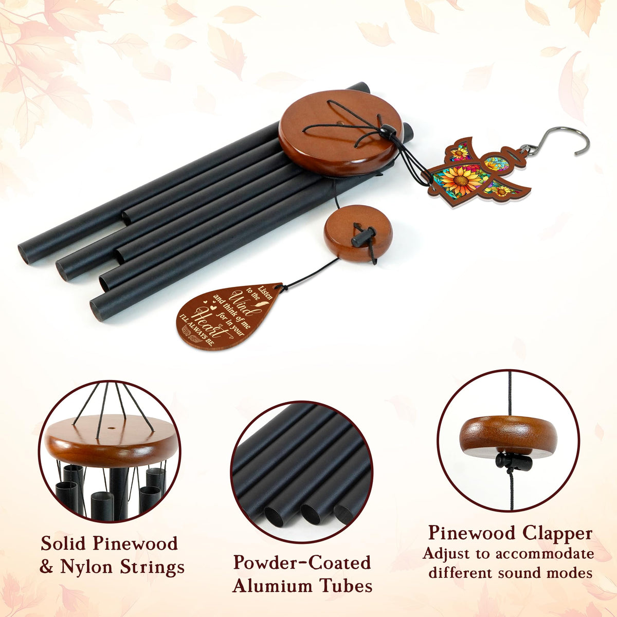 FLAGWIX Double-layer sun catcher adds elegant decorative touch.