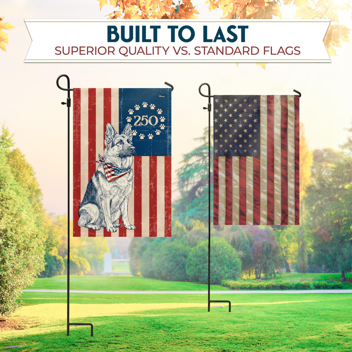 FLAGWIX outdoor flag suitable for yard, porch, and garden displays