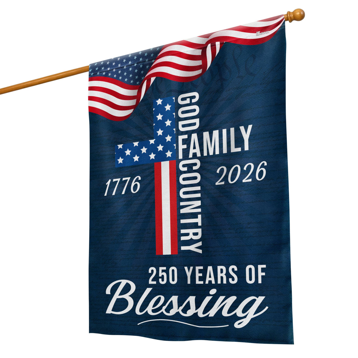 FLAGWIX Gift flag for men and women as ready patriotic decor