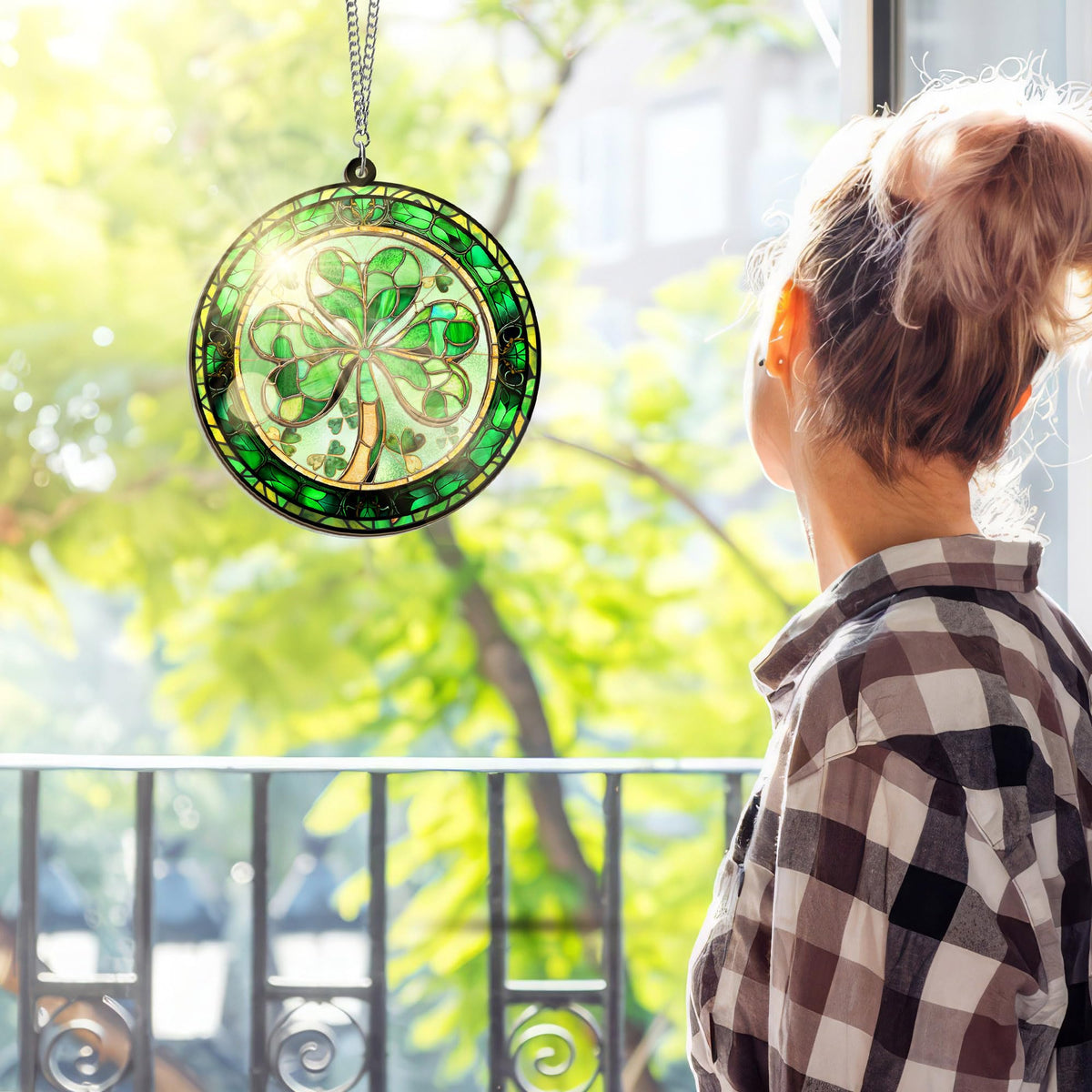 FLAGWIX Irish gift idea suncatcher appeals to family and friends.
