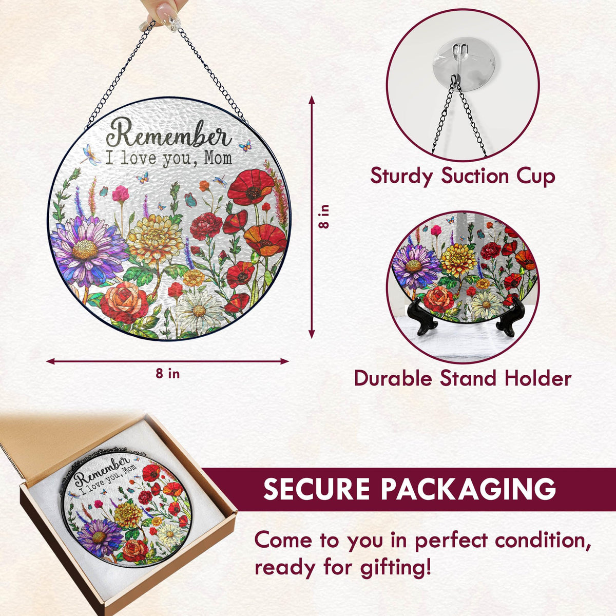 FLAGWIX Mothers Day gift from kids enhances kitchens or sunrooms with glow