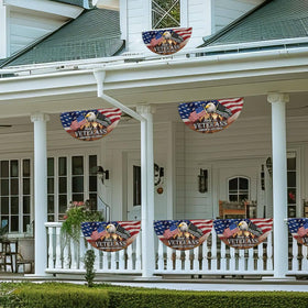 Flagwix Thank You Veterans flag wall hanging for home or office decor.
