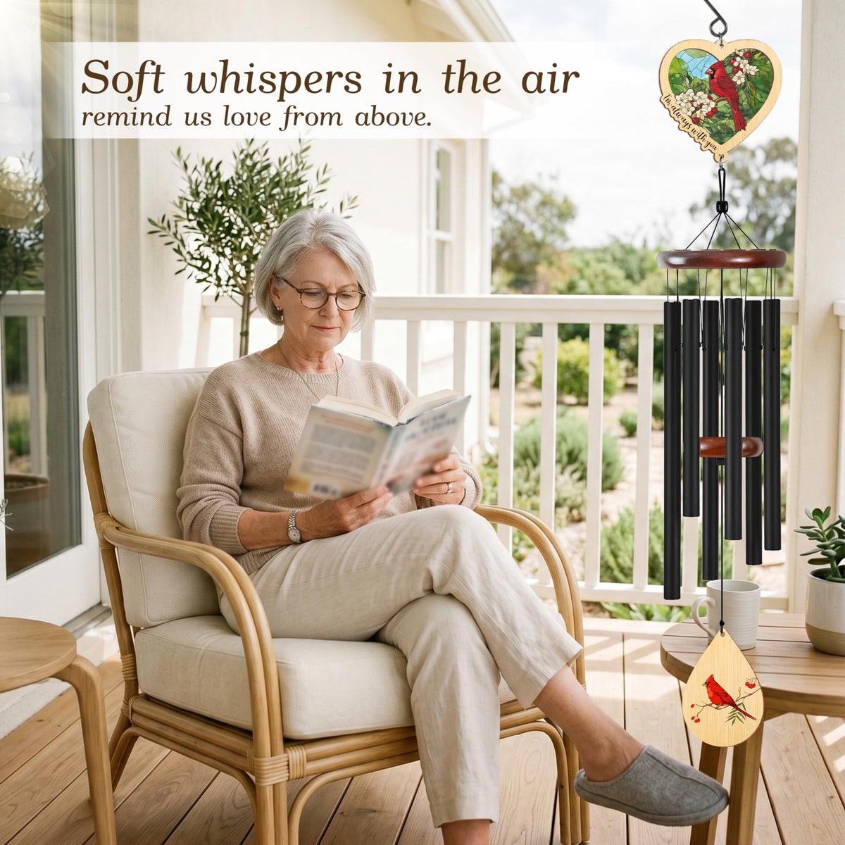 FlagWix Weatherproof Wind Chime Materials ensure year-round listening pleasure in any outdoor space.