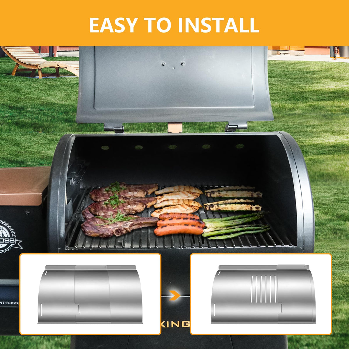 FlameDuty installation quick and tool-free for effortless setup.