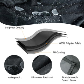 FlameDuty Z Grill 550B cover guards against elements and dust for easy maintenance.