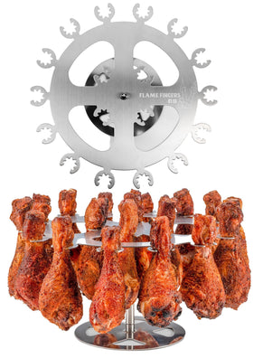 Flame Fingers even browning through heat circulation enhances flavor balance