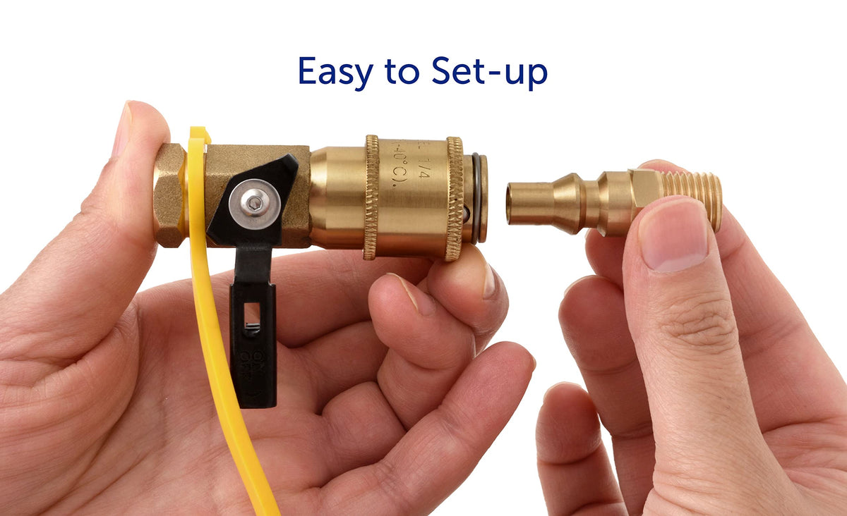 Flame King brass construction key emphasizes long-lasting durability in outdoor setups.