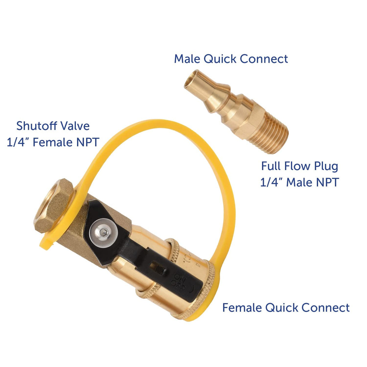 Flame King full-flow plug closeup highlights efficient gas transfer for steady performance.