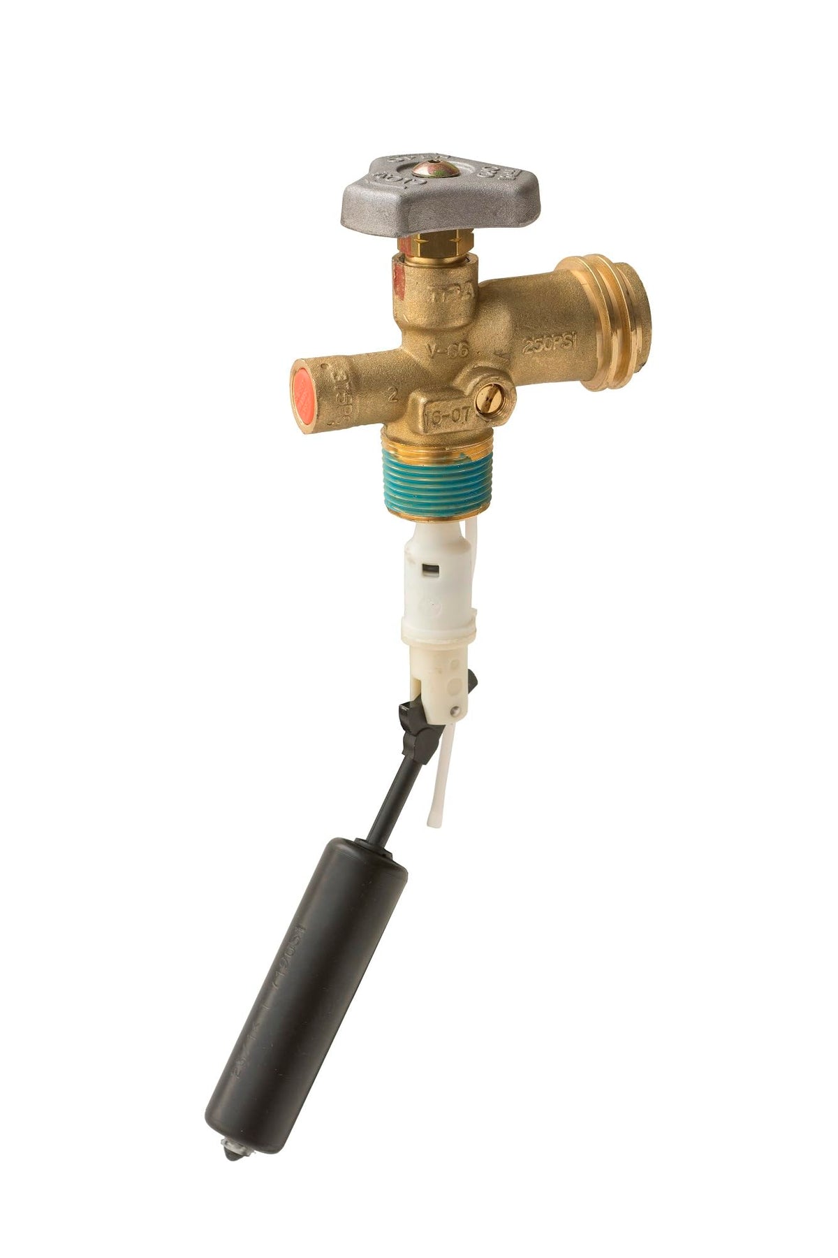 Flame King OPD valve for standard grill cylinders and easy swaps.