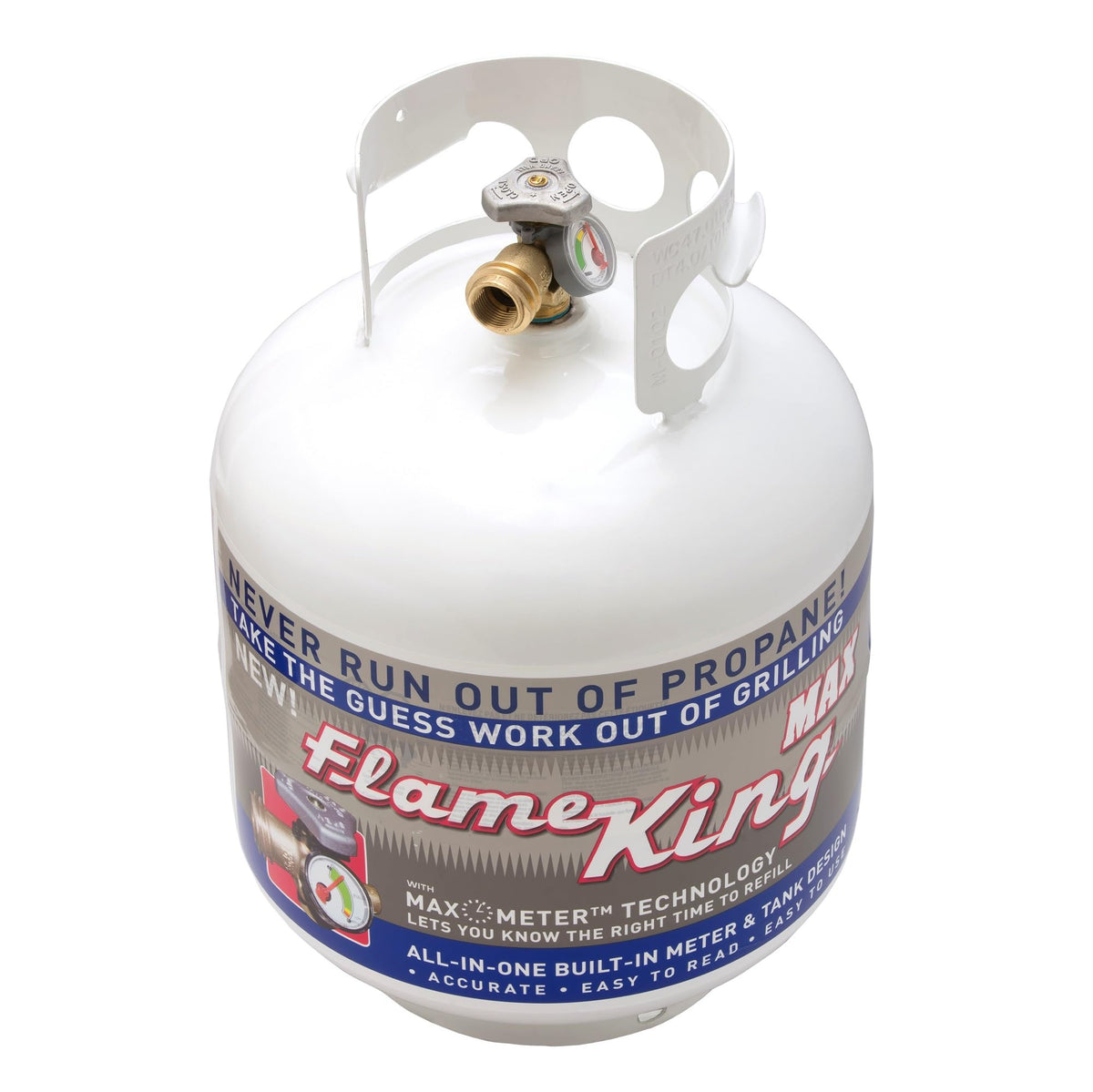 Flame King propane tank ideal for grilling and backyard BBQs