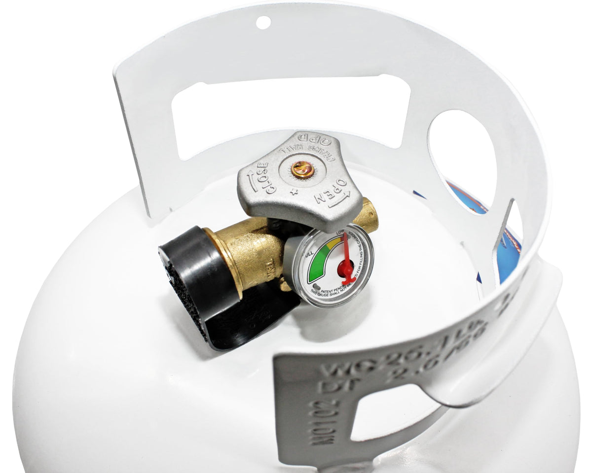 Flame King squatty tank is DOT and Transport Canada certified