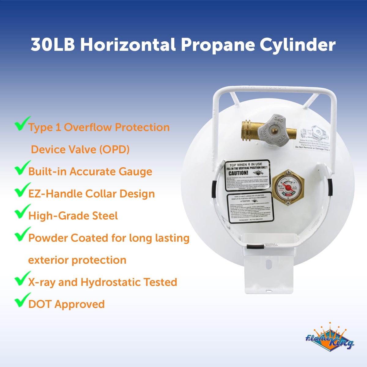 Flame King YSN301HZL EZ-handle collar enables easy transport