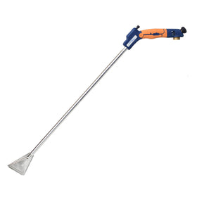 Flame King YSNPQ820S torch in use clearing lawn weeds