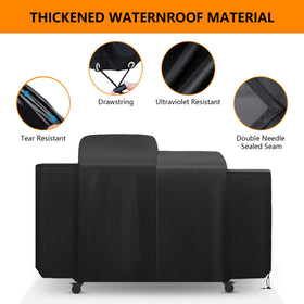 FlameDuty 600D fabric closeup reveals heavy-duty, water-resistant weave.