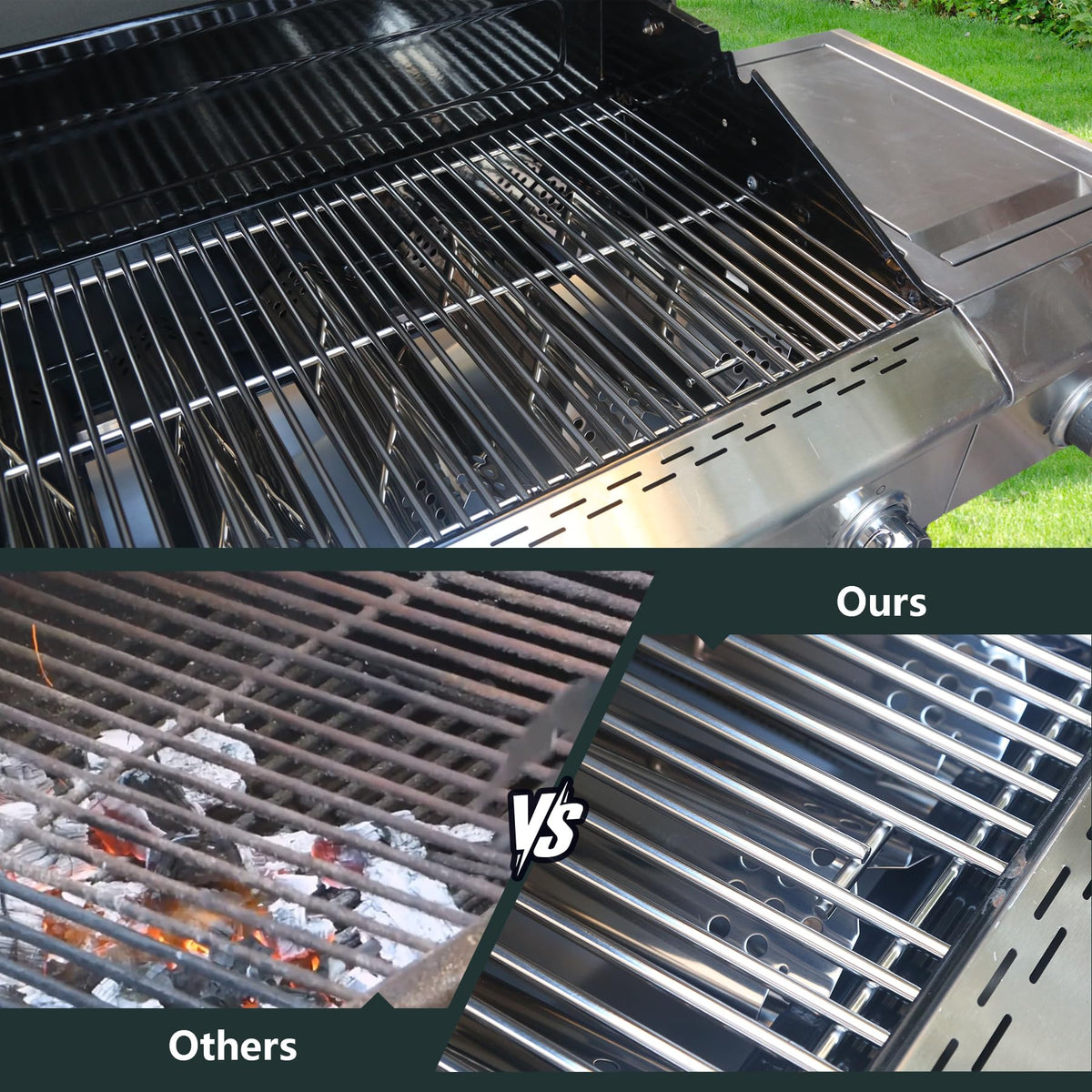 Rugged build and precise fit for Nexgrill Deluxe and Evolution models.