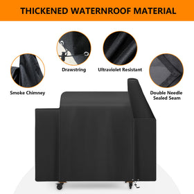 FlameDuty easy-clean surface cleans quickly with a damp cloth.