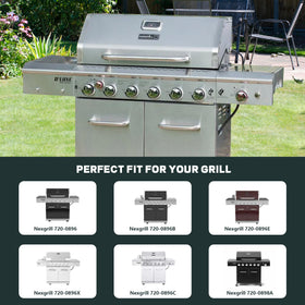 FlameDuty burner tubes ensure even flame distribution for steady cooking.