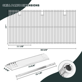 FlameDuty Nexgrill heat shield protects the grill from flare-ups and debris.