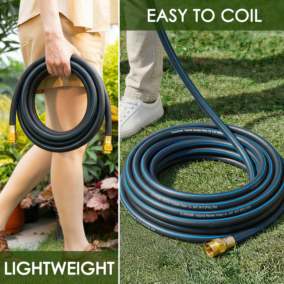 Flaronro lightweight hose reduces effort during watering