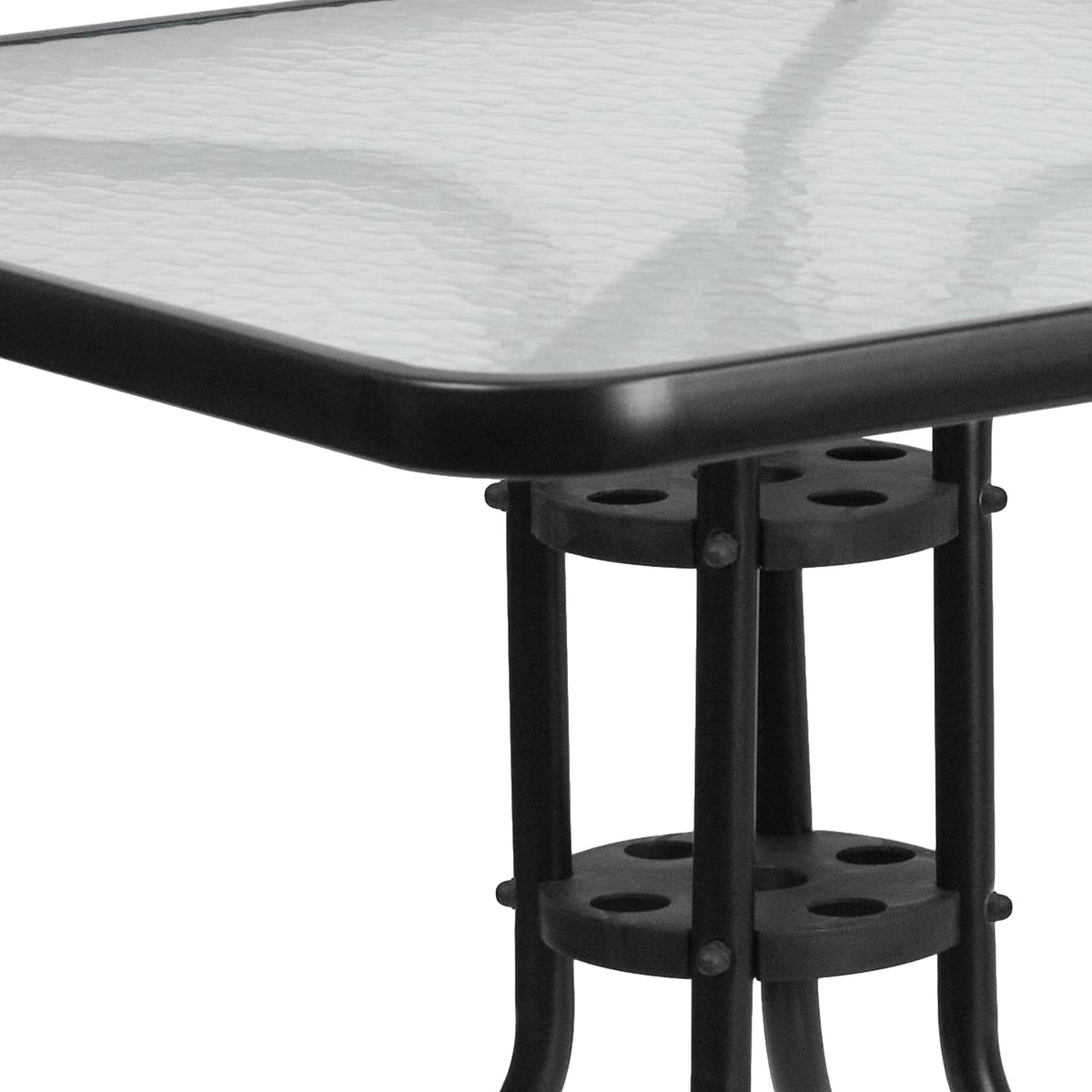 Flash Furniture Barker all-weather table suitable for cafe, hotel, or home patios