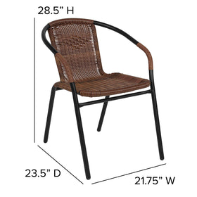Lila cross braces enhancing stability for outdoor dining