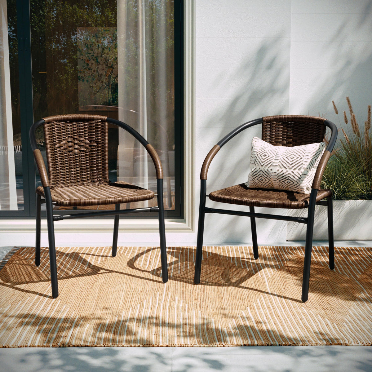 Lila lightweight stack design for quick rearrangement and storage