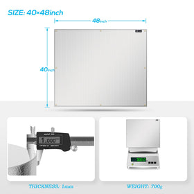 FLASLD durable aluminum shield withstands heat during cooking