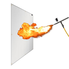 FLASLD shield provides protective backdrop for BBQ setup