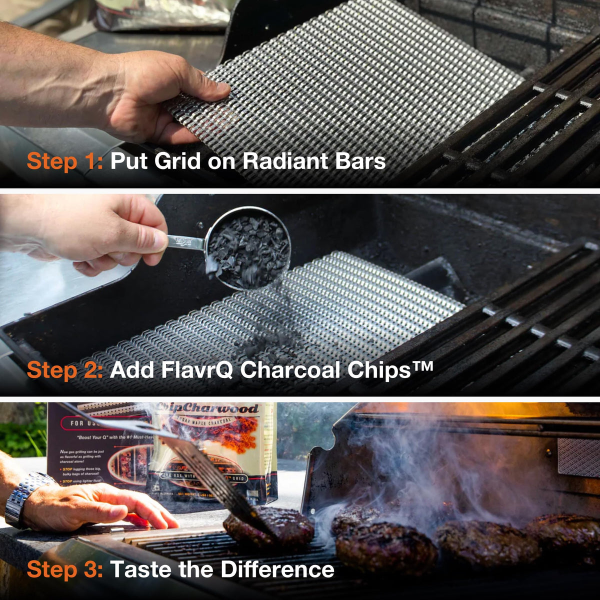 Juicy steak close-up using FlavrQ for faster cooking.