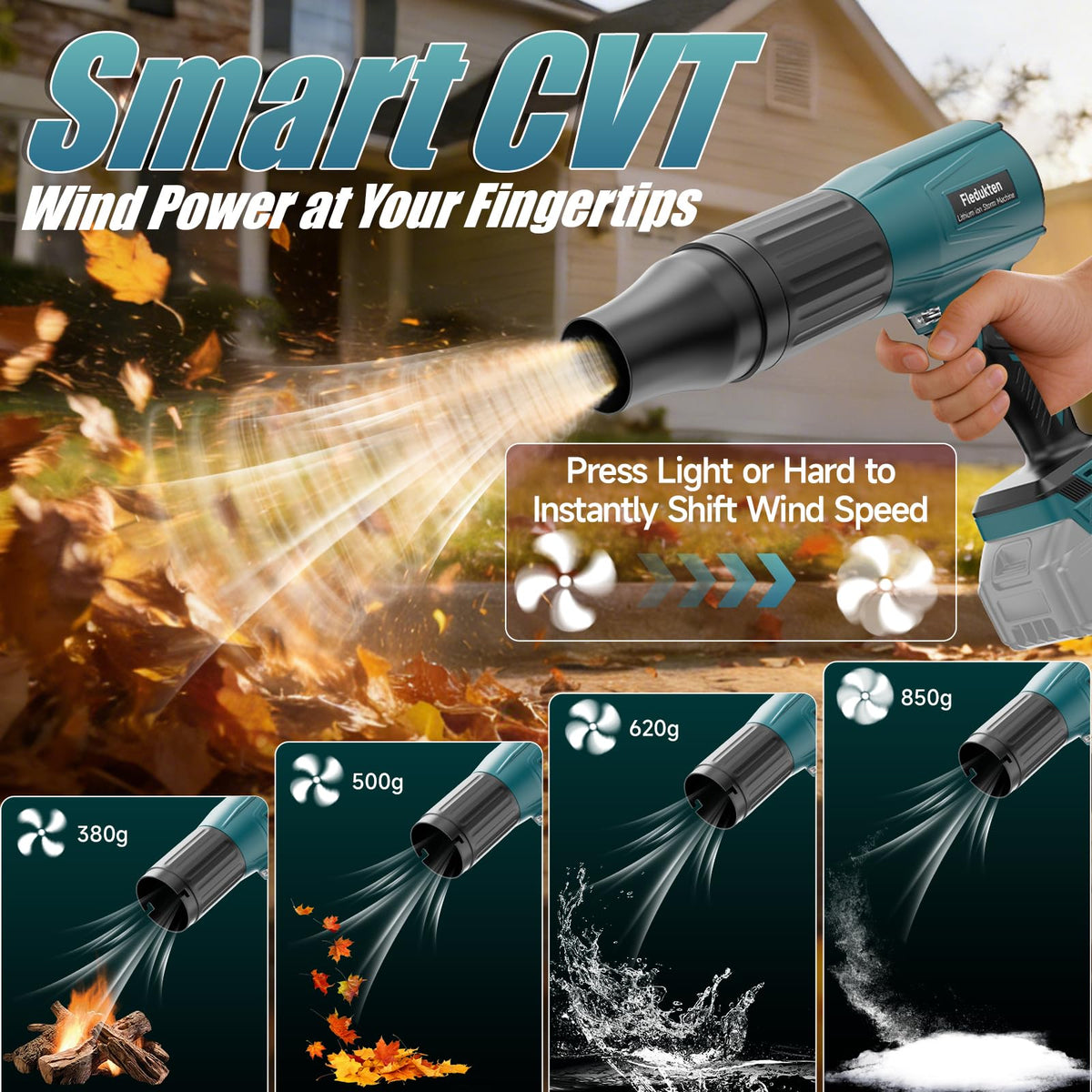 Fledukten overheat protection safely manages heat during longer sessions.