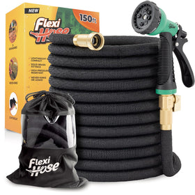 Flexi Hose Plus extended length demonstration showing fast expansion for easy watering