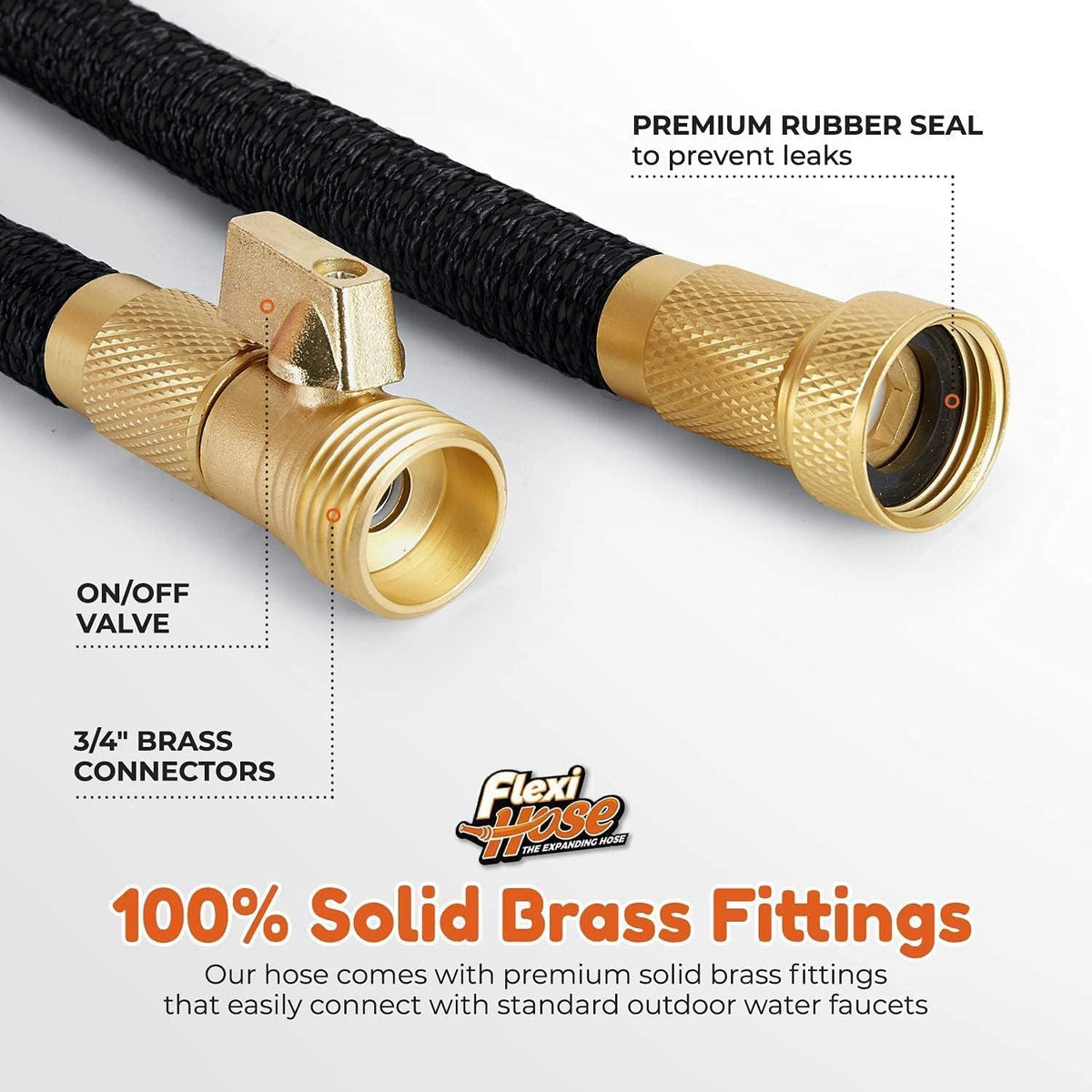 Flexi Hose Plus lightweight yet durable for frequent outdoor use.