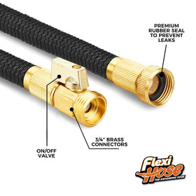 Flexi Hose Plus lightweight, no-kink design for simple handling.