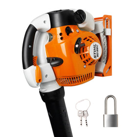 FLEXI RODS blower rack on wall for Stihl BG-50 storage and quick access