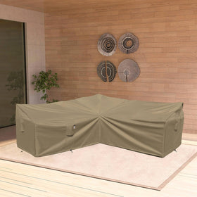Flexiyard 85-inch V-shaped sofa cover fits large sectionals