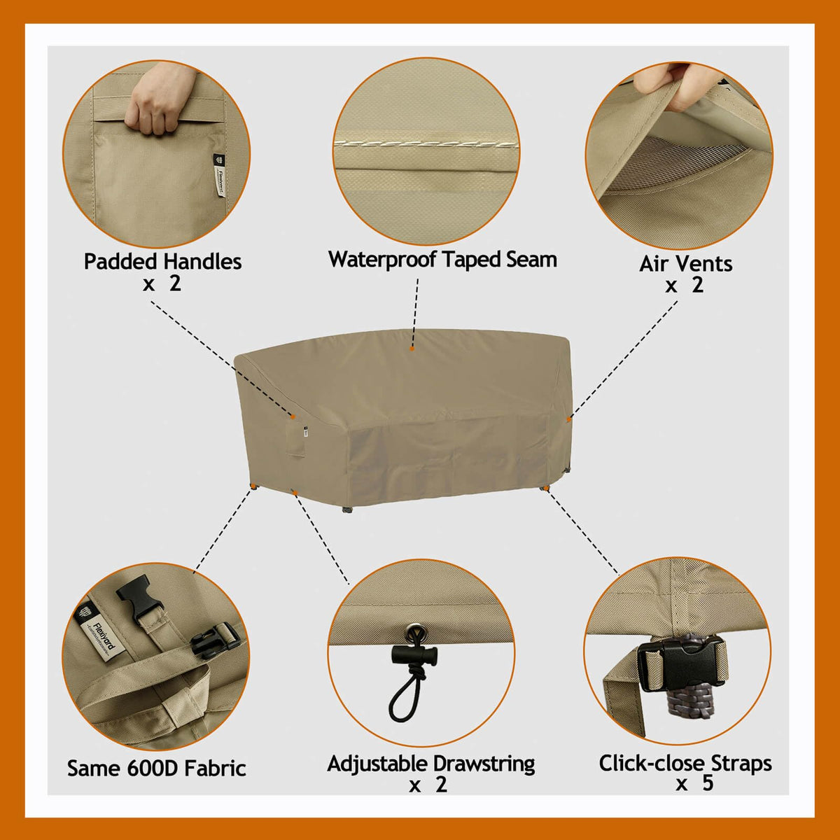Flexiyard UV-stabilized coating guards colors from sun exposure